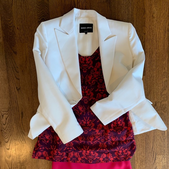 Giorgio Armani Jackets & Blazers - 💐HP - Fashion Forward💐 Armani white blazer